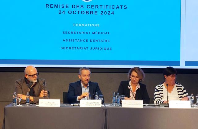 Remise des certificats du 24 octobre 2024